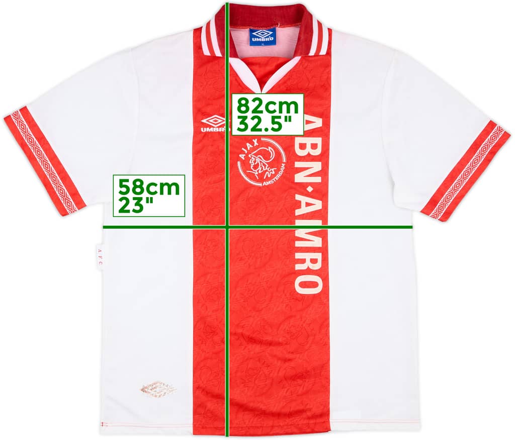 1994-95 Ajax Home Shirt - 6/10 - (XL)