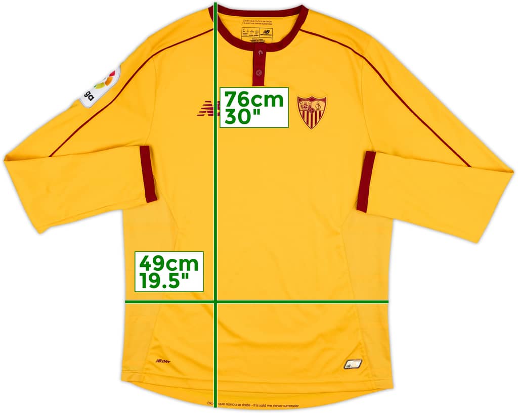 2016-17 Sevilla Third L/S Shirt - 8/10 - (M)