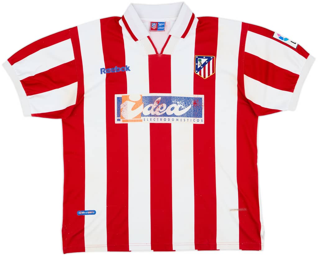 2000-01 Atletico Madrid Home Shirt - 5/10 - (XL)