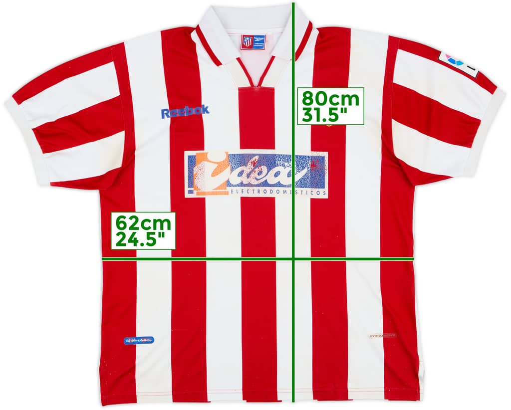 2000-01 Atletico Madrid Home Shirt - 5/10 - (XL)