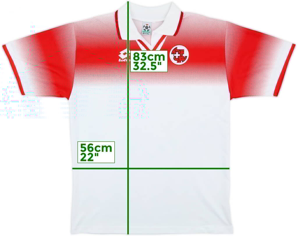 1996-98 Switzerland Away Shirt - 9/10 - (XL)