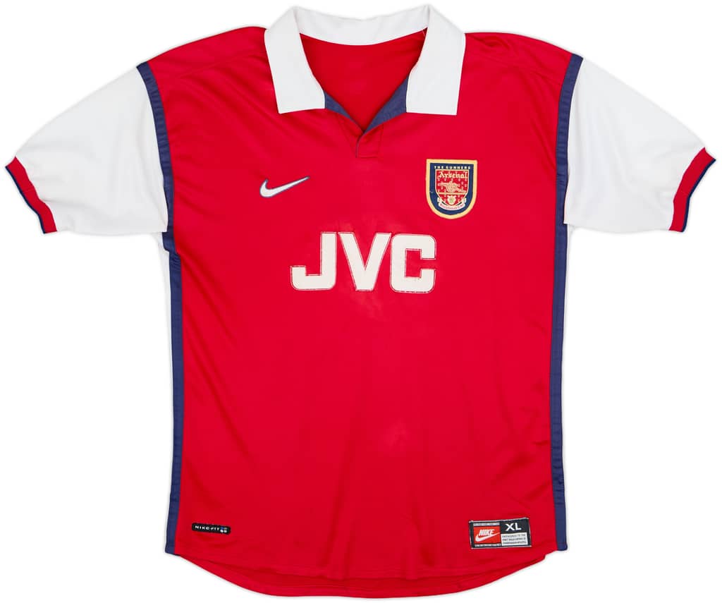 1998-99 Arsenal Home Shirt - 4/10 - (XL)