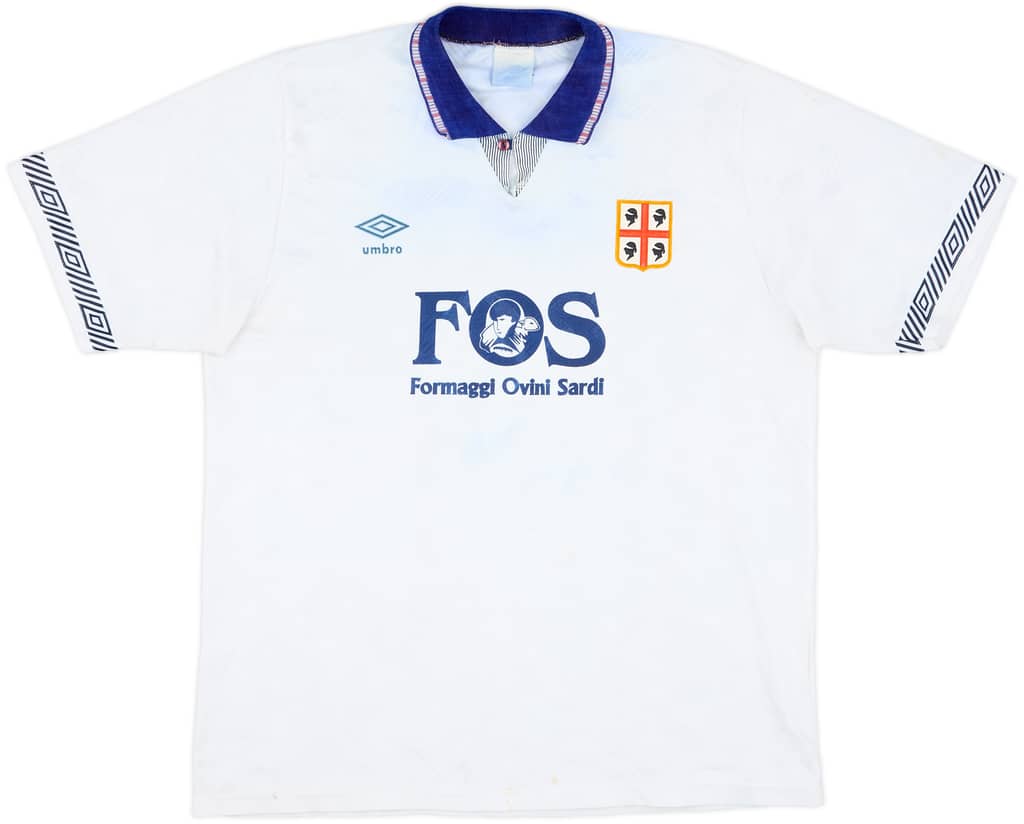 1990-92 Cagliari Away Shirt - 4/10 - (XL)