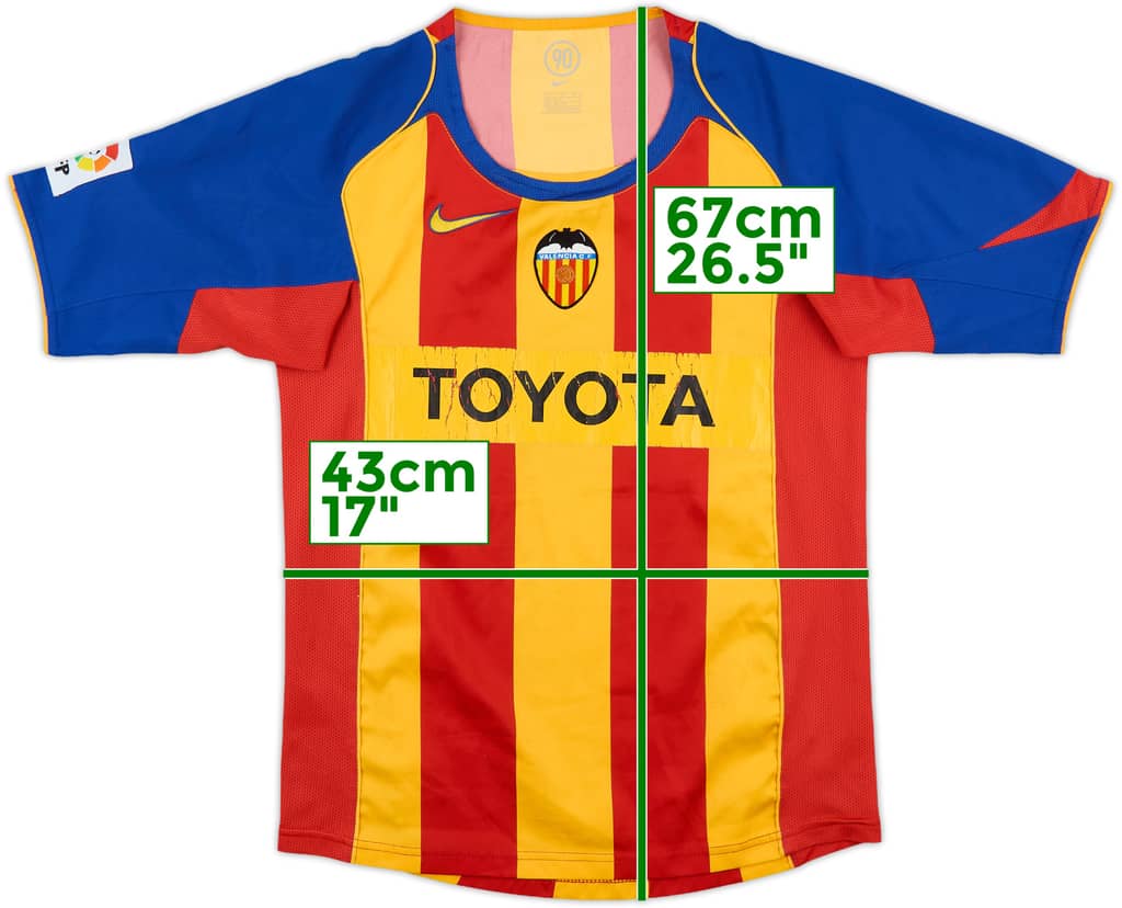 2004-05 Valencia Third Shirt - 5/10 - (L.Boys)