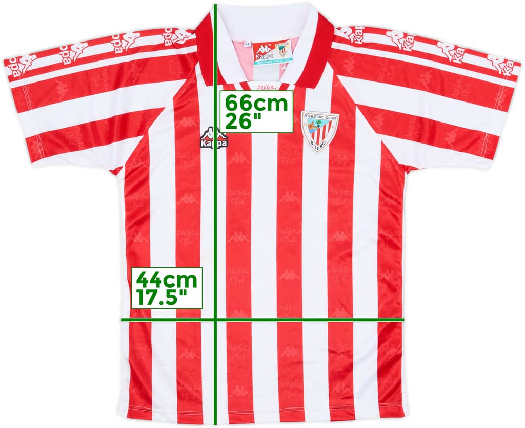 1995-97 Athletic Bilbao Home Shirt - 7/10 - (XL.Boys)