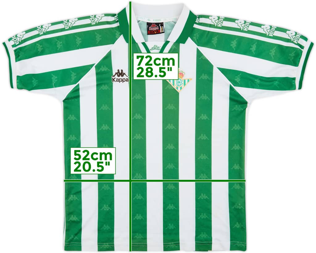 1995-97 Real Betis Home Shirt - 8/10 - (L)
