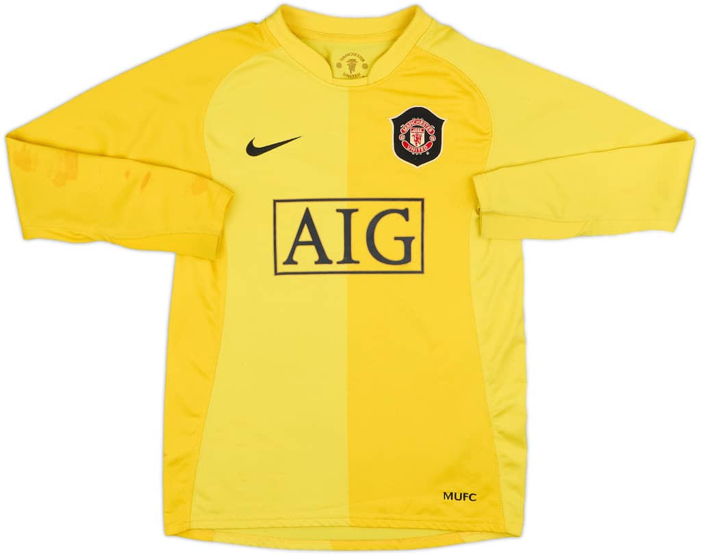 2006-07 Manchester United GK Shirt - 4/10 - (M.Boys)