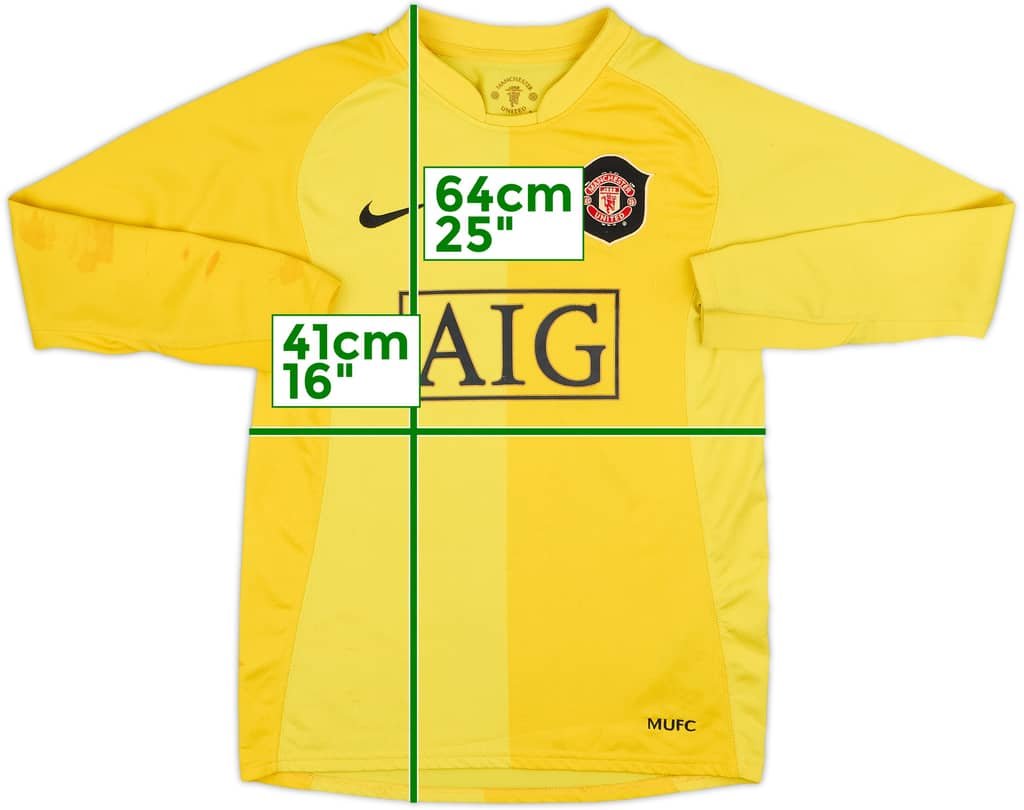 2006-07 Manchester United GK Shirt - 4/10 - (M.Boys)