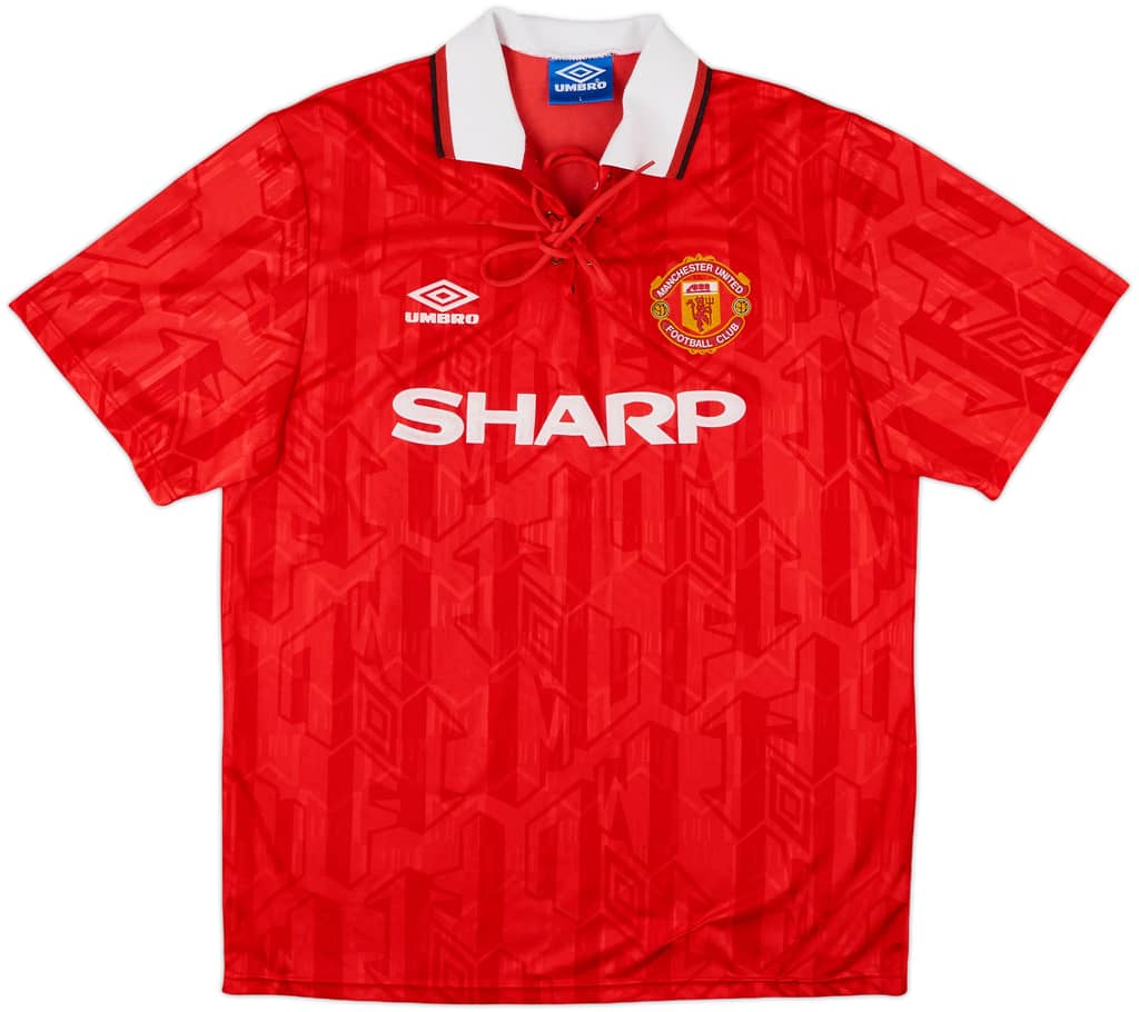 1992-94 Manchester United Home Shirt - 4/10 - (L)