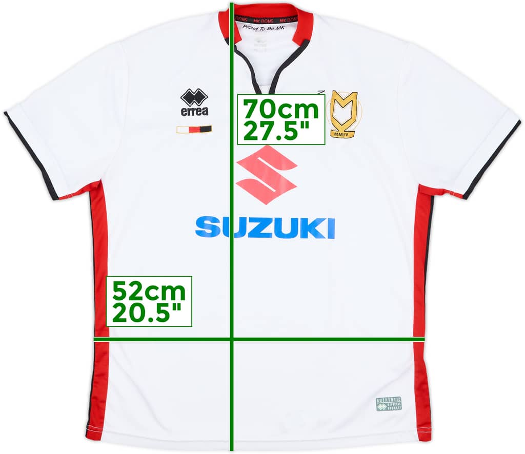 2015-16 MK Dons Home Shirt - 8/10 - (L)