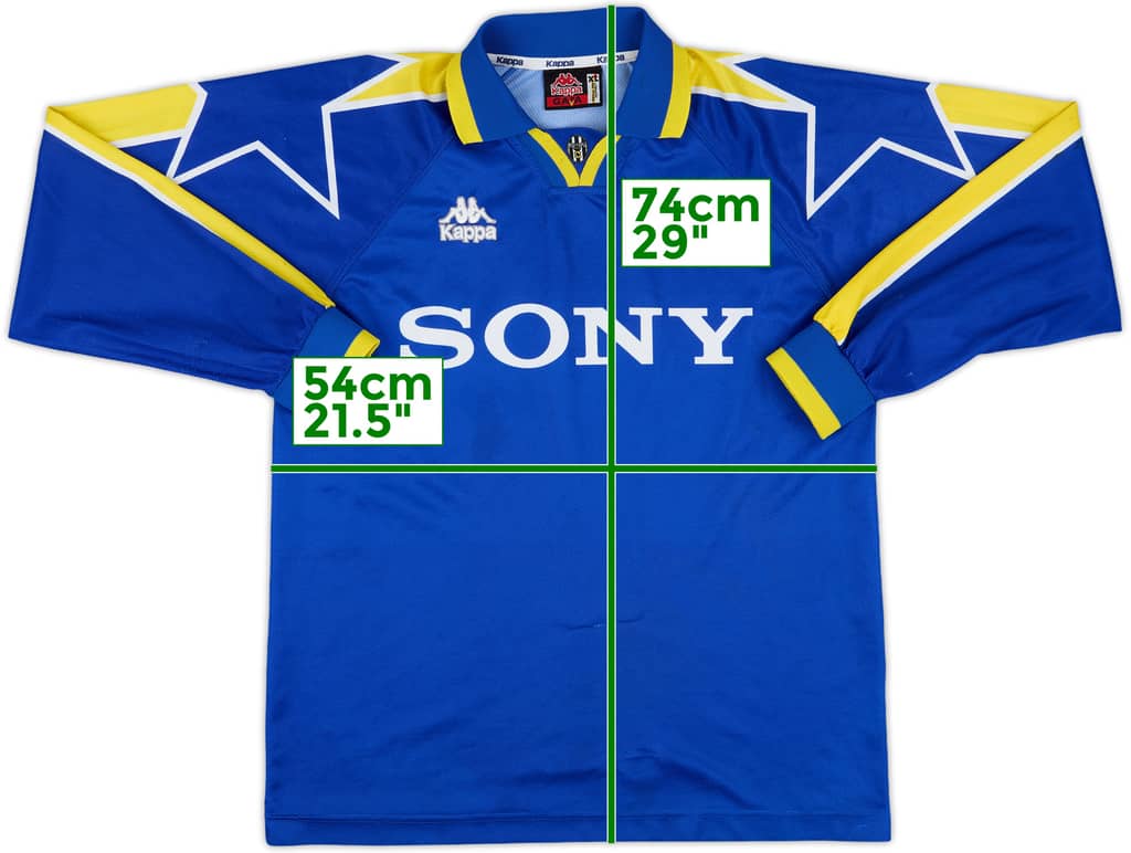 1996-97 Juventus Away L/S Shirt - 7/10 - (XL)
