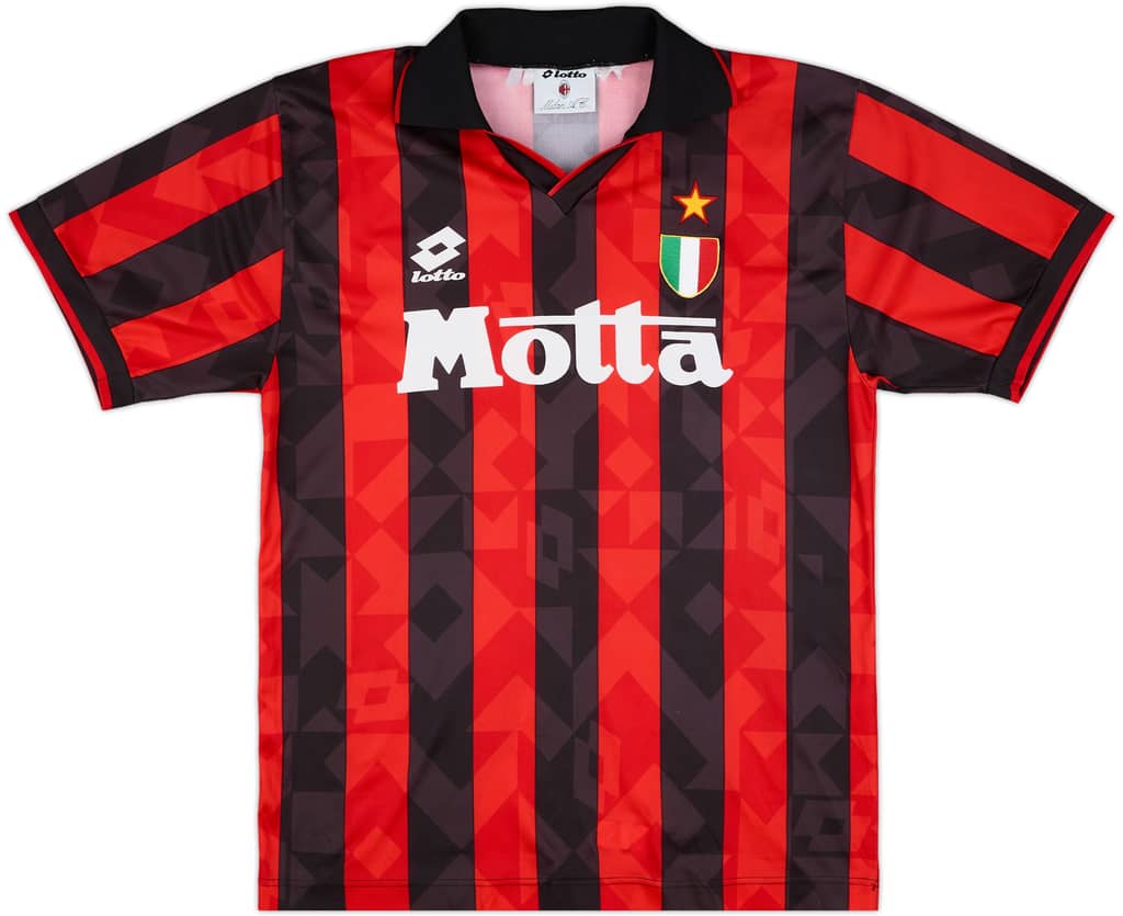 1993-94 AC Milan Home Shirt - 8/10 - (M)