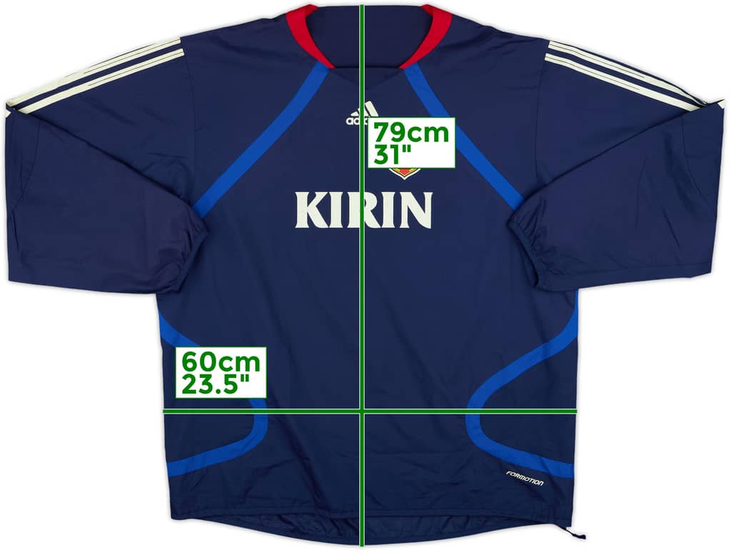 2006 Japan adidas Formotion Player Issue Drill Top - 6/10 - (M)