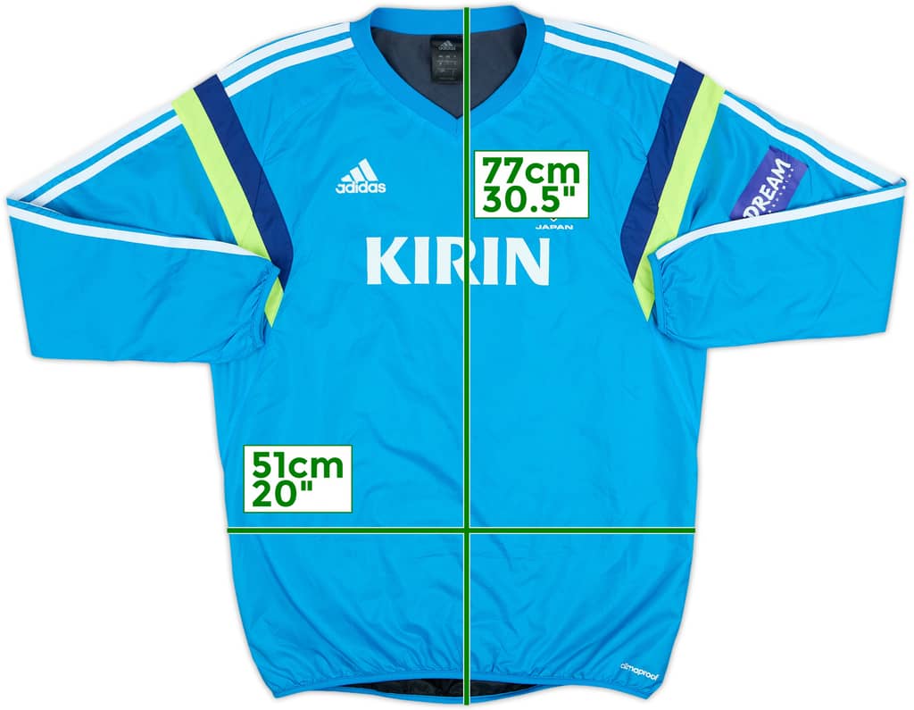 2014 Japan adidas Player Issue Drill Top - 7/10 - (L)