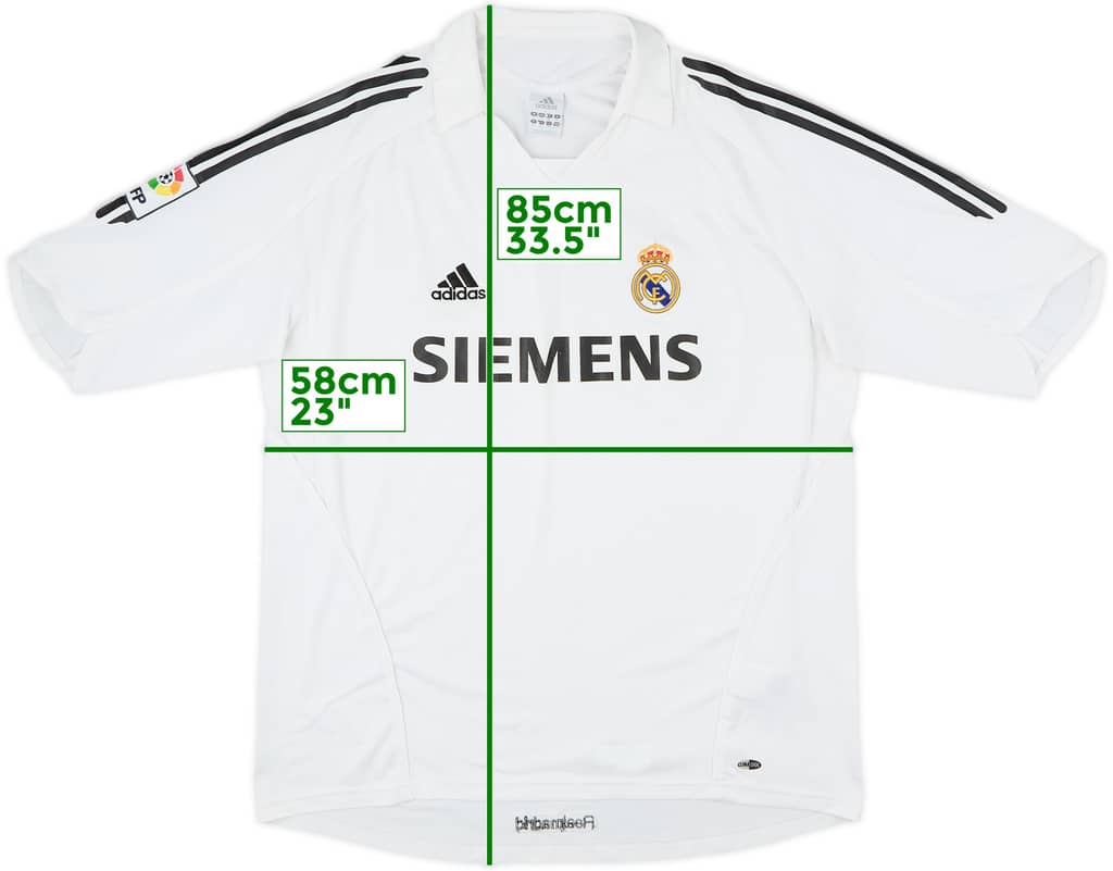 2005-06 Real Madrid Home Shirt - 5/10 - (XL)