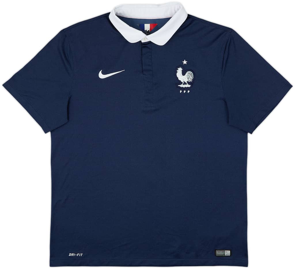 2014-15 France Home Shirt - 8/10 - (L)