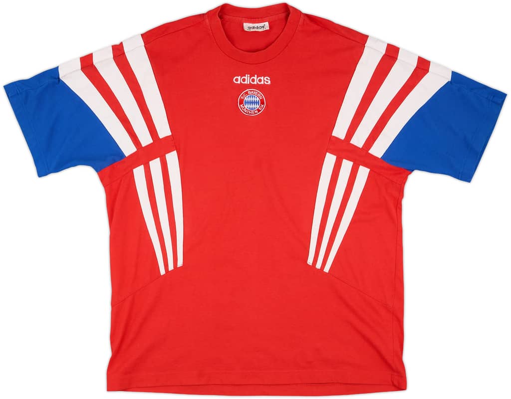 1995-97 Bayern Munich adidas Training Shirt - 9/10 - (XL)