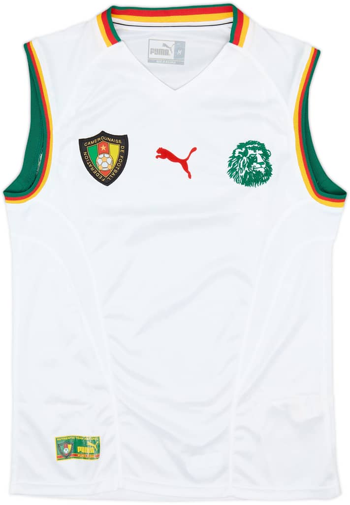 2002 Cameroon Away Vest Shirt - 9/10 - (M)