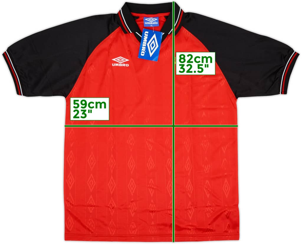 1998-99 Manchester United Umbro Camiseta de Entrenamiento (XL)