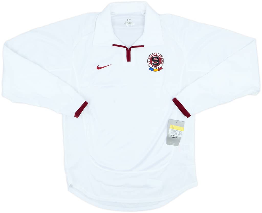 2001-02 Sparta Prague Player Issue Away L/S Shirt (S)