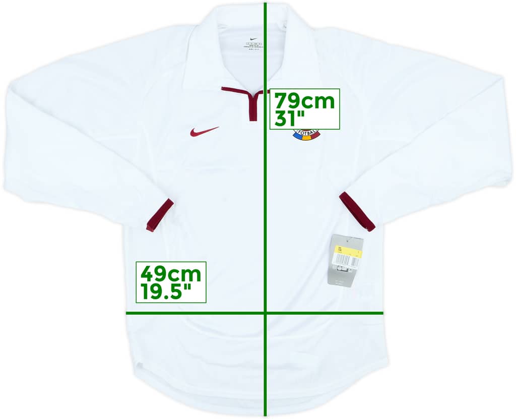 2001-02 Sparta Prague Player Issue Away L/S Shirt (S)