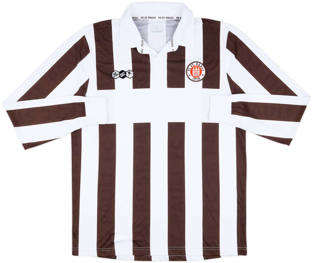 2011-12 St Pauli Home L/S Shirt - 9/10 - (XL)