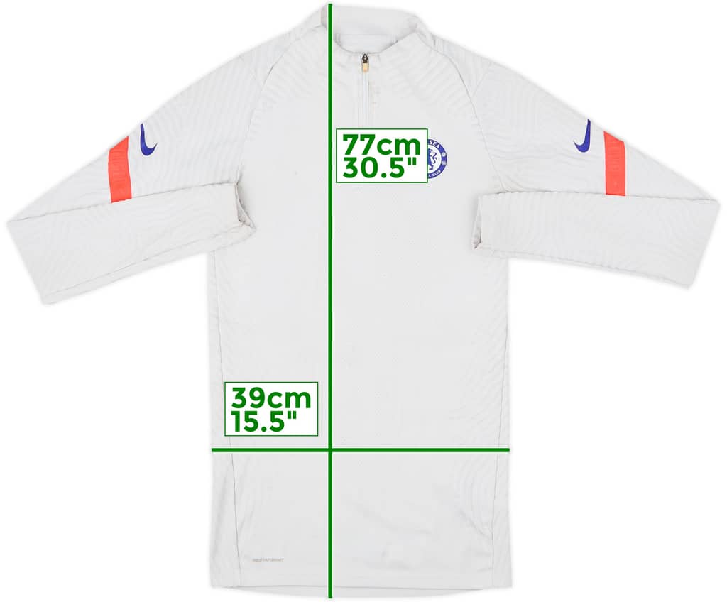 2020-21 Chelsea Player Issue Nike 1/4 Zip Drill Top - 5/10 - (XS)