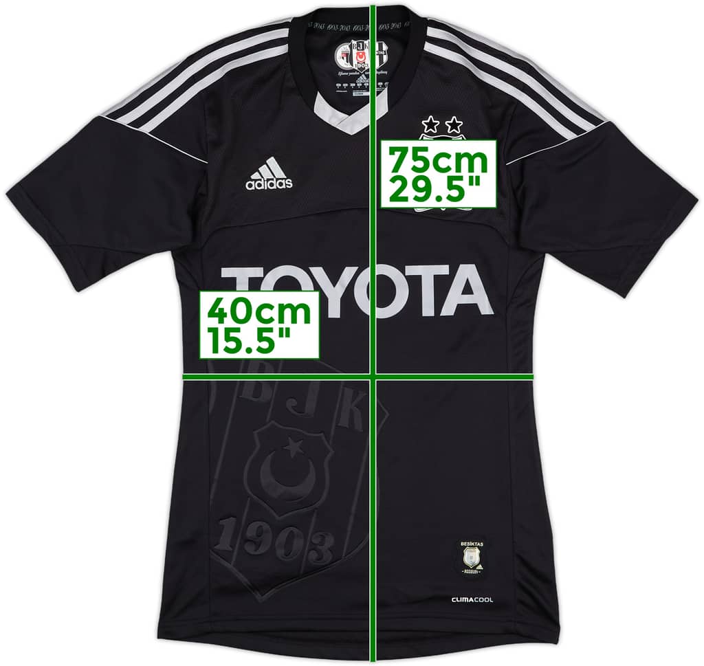 2013-14 Besiktas '110 yil' Away Shirt - 10/10 - (S)