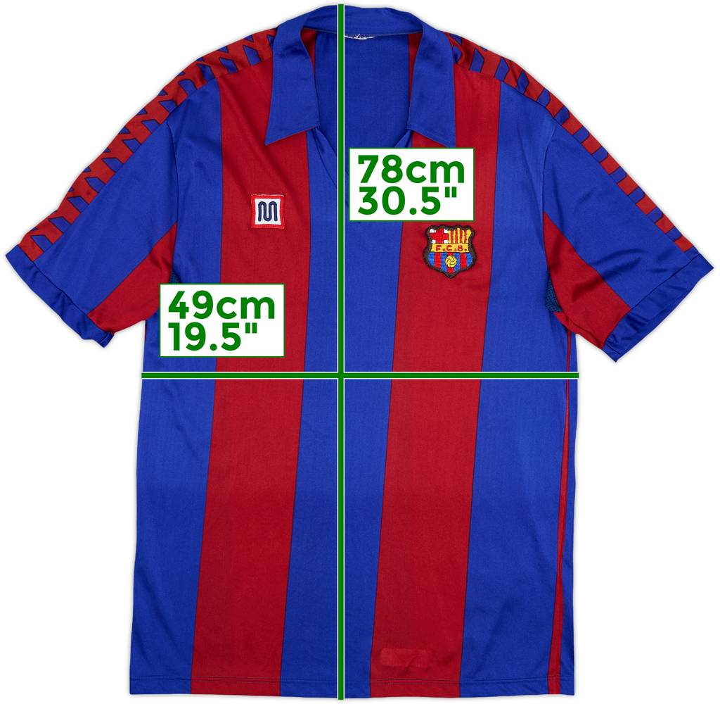 1984-89 Barcelona Home Shirt - 9/10 - (S)