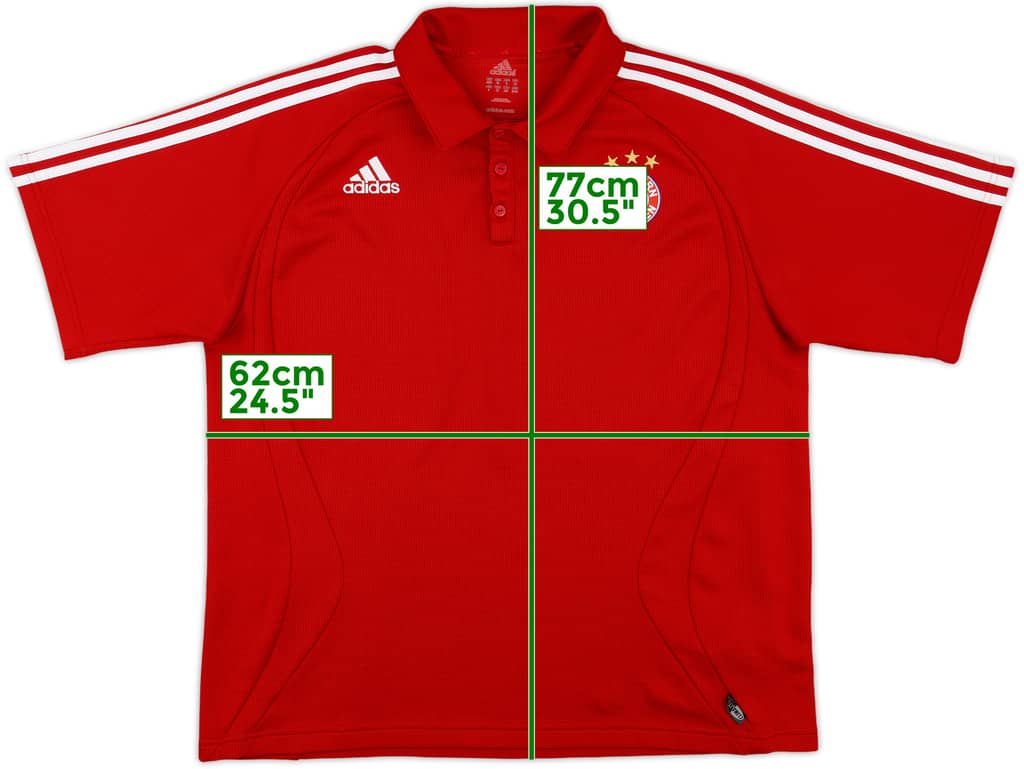 2006-07 Bayern Munich adidas Polo Shirt - 8/10 - (XXL)