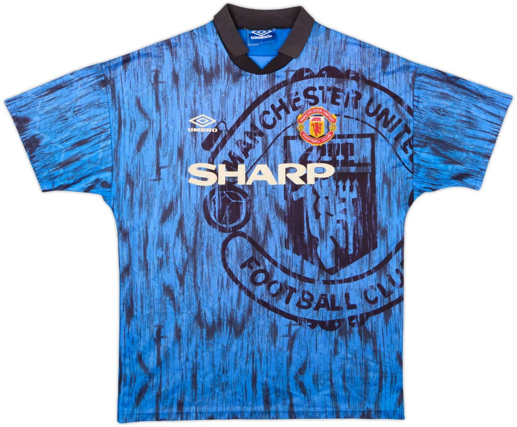 1992-93 Manchester United Away Shirt - 6/10 - (L)