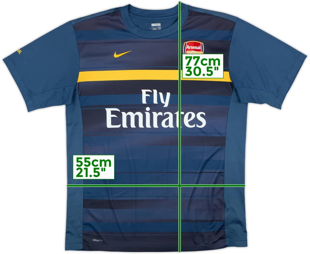 2009-10 Arsenal Nike Training Shirt - 7/10 - (L)