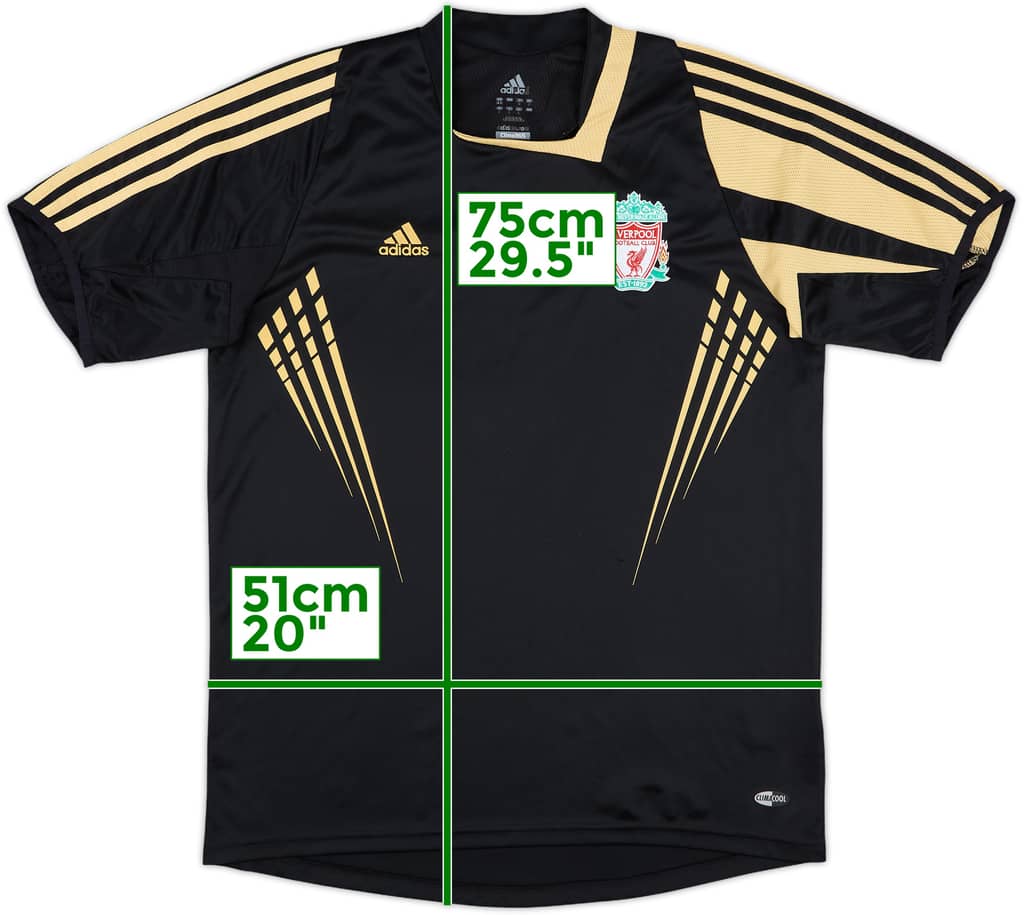 2008-09 Liverpool adidas Training Shirt - 8/10 - (M)