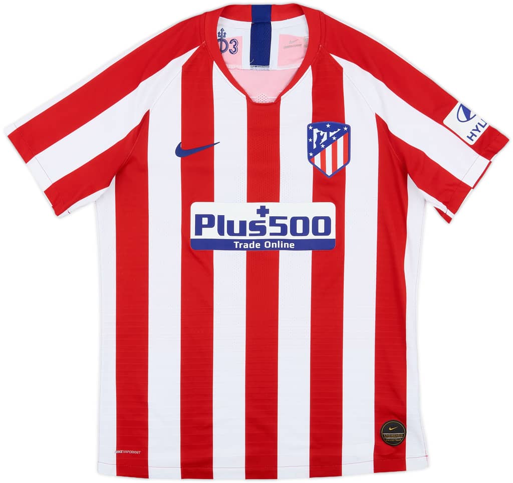 2019-20 Atletico Madrid Authentic Home Shirt - 9/10 - (M)