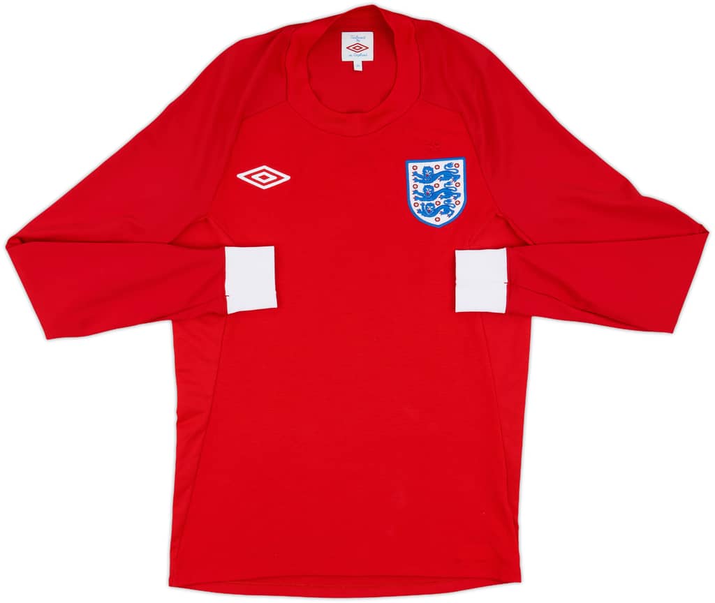 2010-11 England Away L/S Shirt - 8/10 - (S)