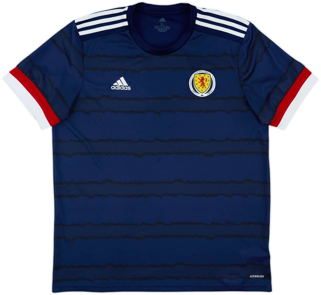 2020-22 Scotland Home Shirt - 8/10 - (XL)