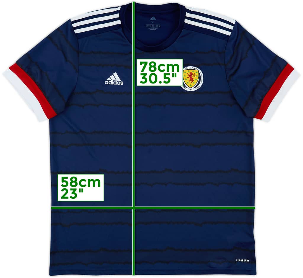 2020-22 Scotland Home Shirt - 8/10 - (XL)