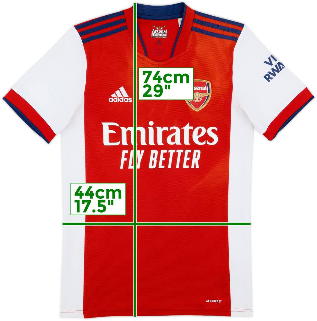 2021-22 Arsenal Home Shirt - 5/10 - (S)