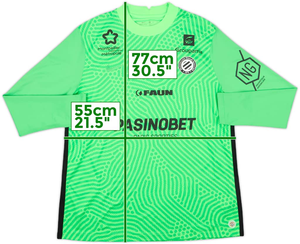 2020-21 Montpellier GK Shirt - 10/10 - (XL)