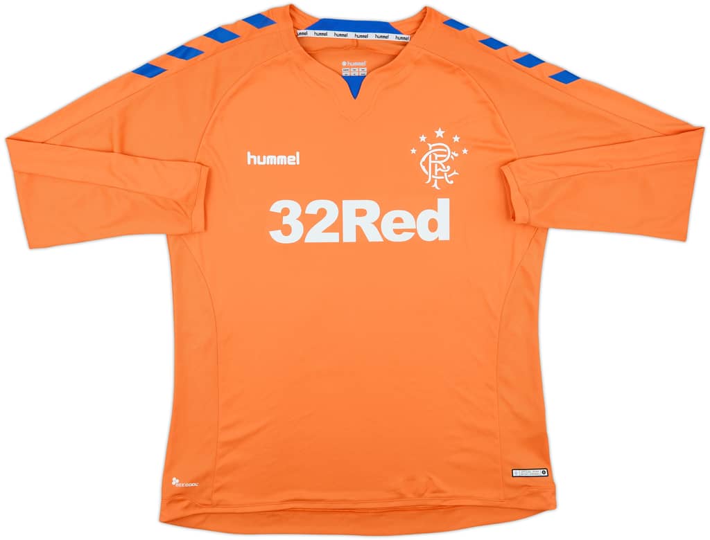 2018-19 Rangers Third L/S Shirt - 8/10 - (XXL)