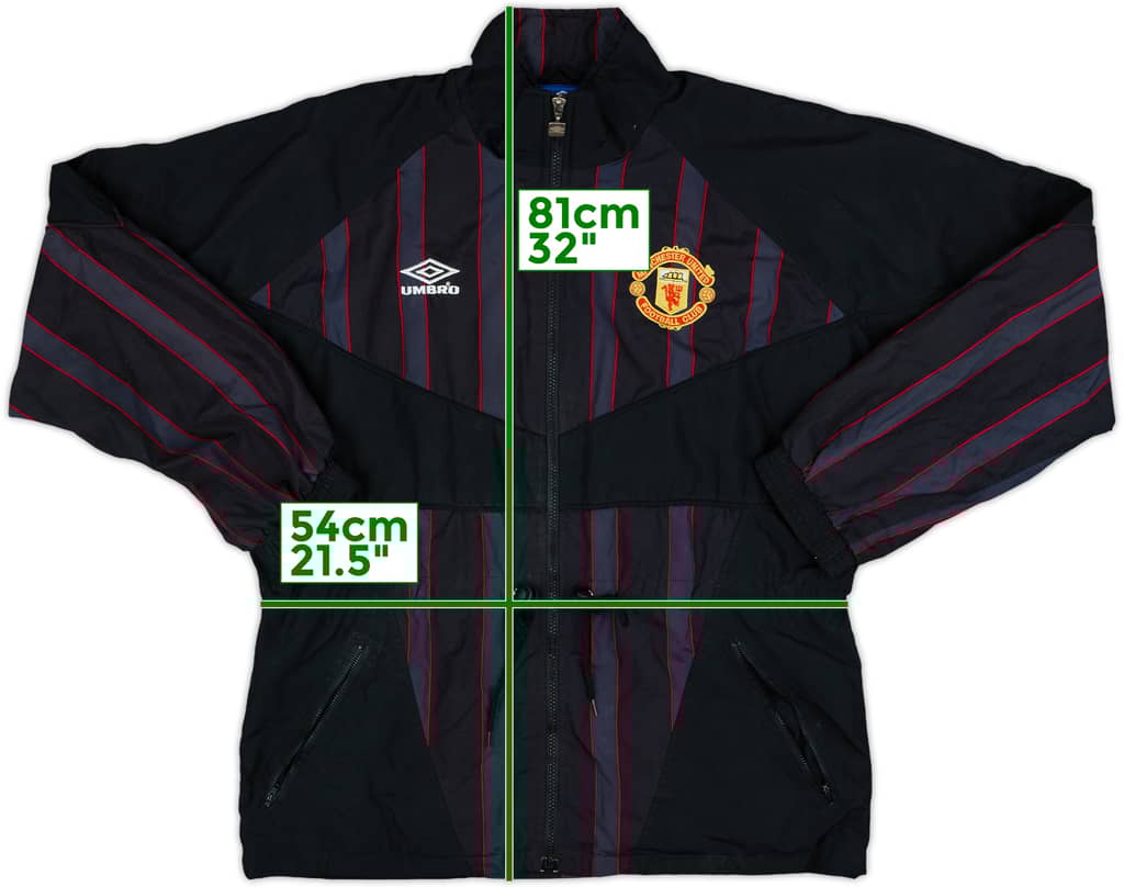 1996-97 Manchester United Umbro Track Jacket - 8/10 - (M)