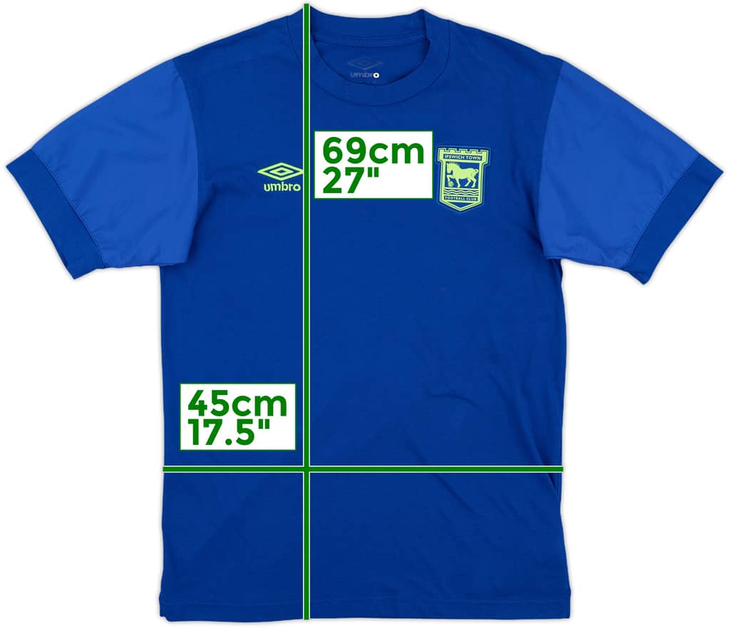 2022-23 Ipswich Umbro Training Shirt - 8/10 - (S)