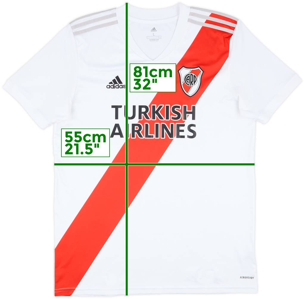 2020 River Plate Home Shirt - 9/10 - (L)