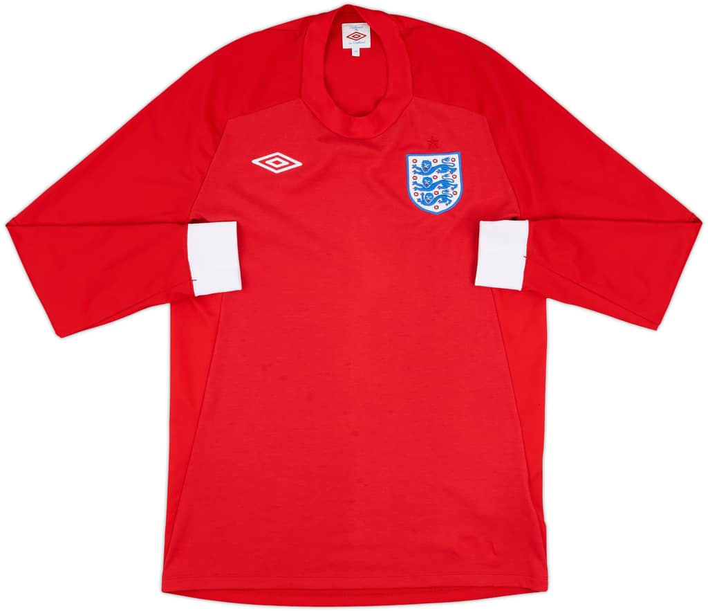 2010-11 England Away L/S Shirt - 6/10 - (M)