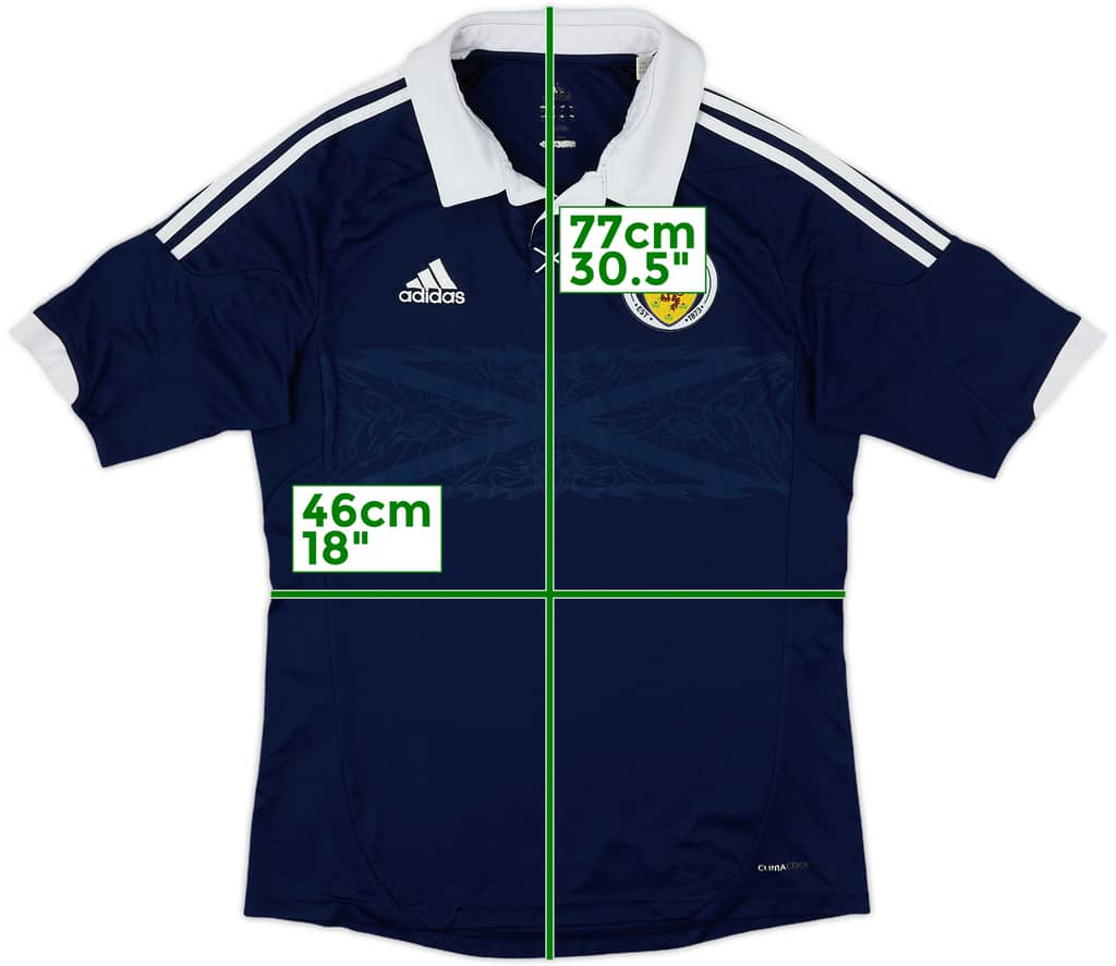 2011-13 Scotland Home Shirt - 8/10 - (M)
