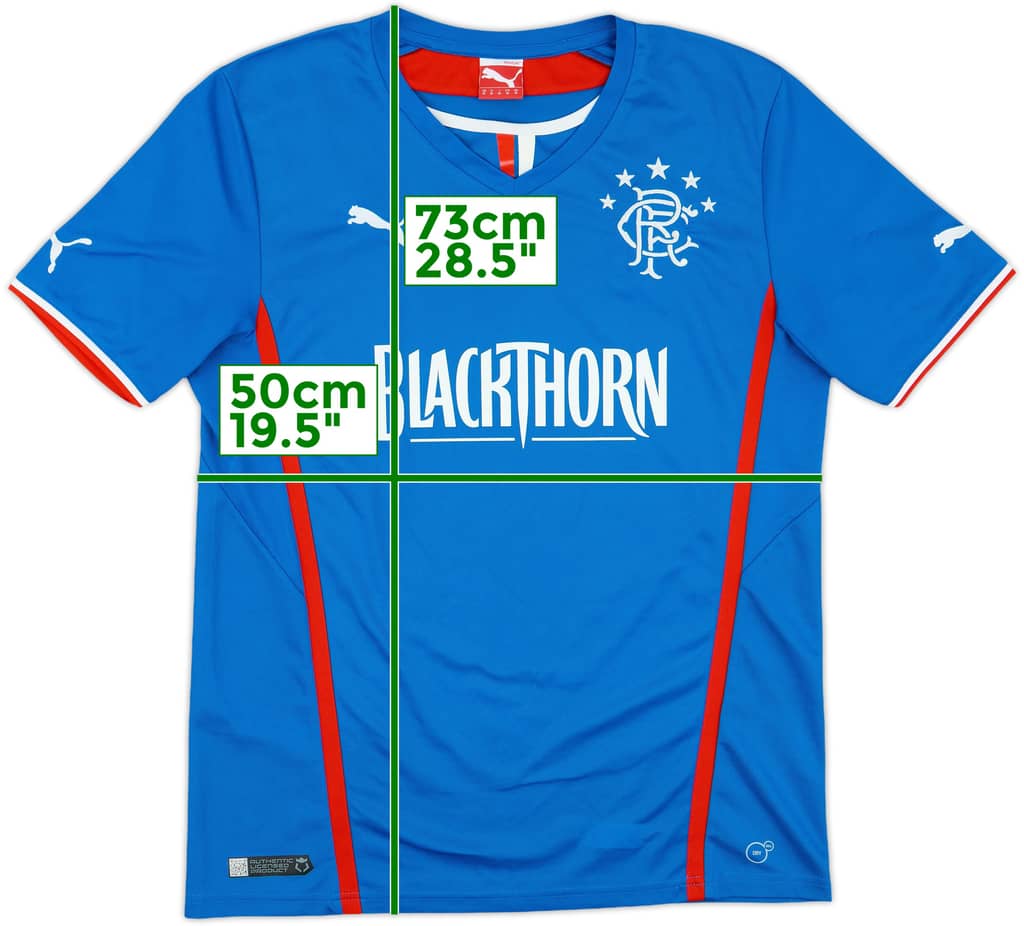 2013-14 Rangers Home Shirt - 8/10 - (M)