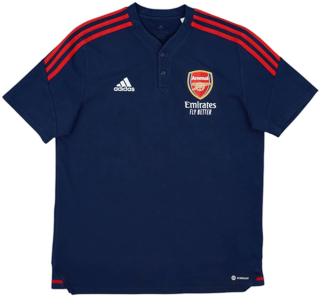 2022-23 Arsenal adidas Polo Shirt - 8/10 - (L)