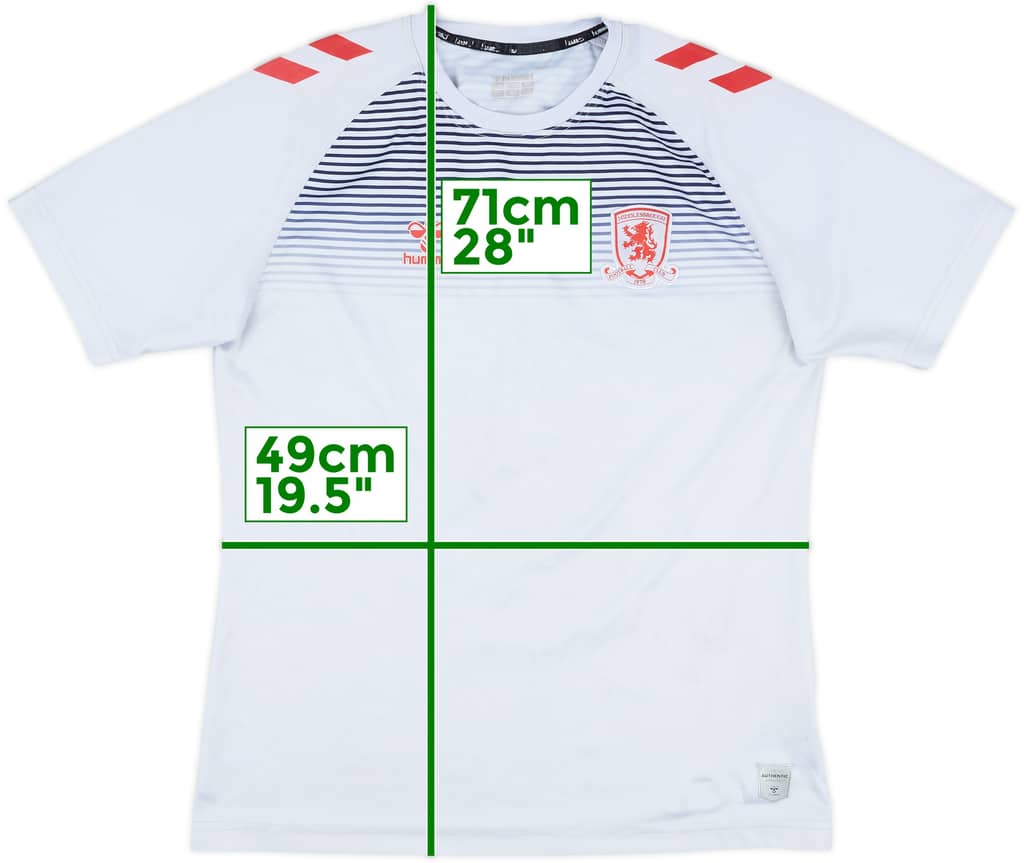 2019-20 Middlesbrough Hummel Training Shirt - 7/10 - (M)