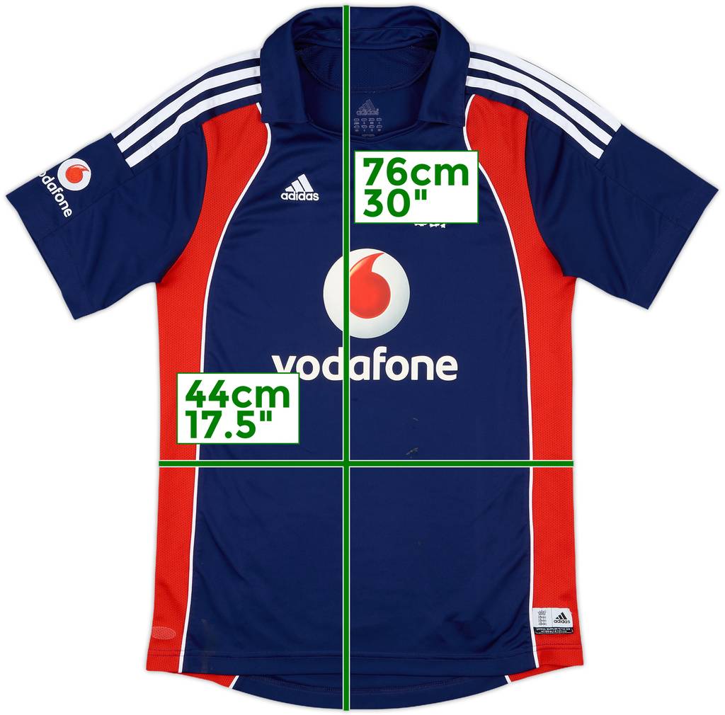 2008 England Cricket ODI Shirt - 7/10 - (S)