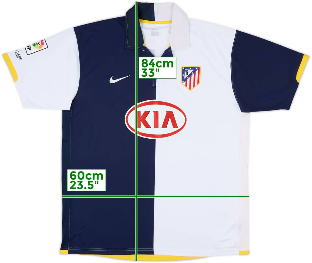 2006-07 Atletico Madrid Away Shirt - 6/10 - (XL)
